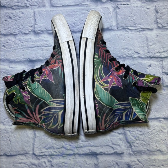 Converse Chuck Taylor All Star Tropical Floral High Tops 155393C Men 5 Women 7 - Picture 9 of 13